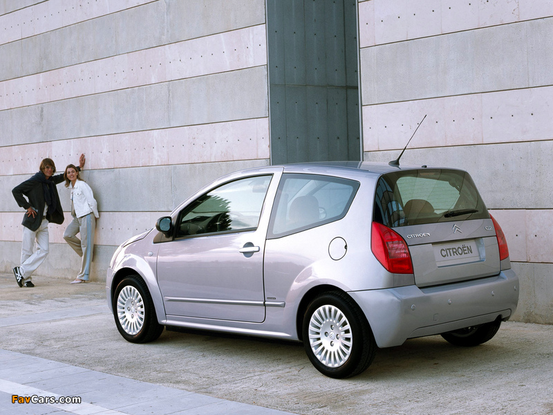 Citroën C2 2003–08 wallpapers (800 x 600)