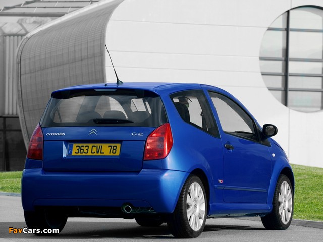 Citroën C2 VTS 2004–08 images (640 x 480)