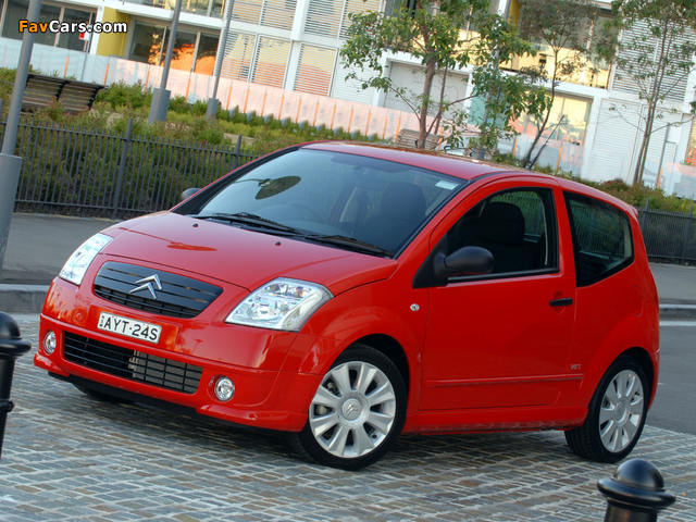 Citroën C2 VTS AU-spec 2004–08 images (640 x 480)