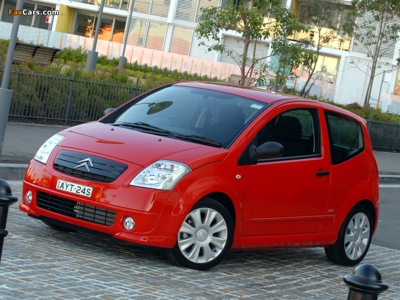 Citroën C2 VTS AU-spec 2004–08 images (800 x 600)