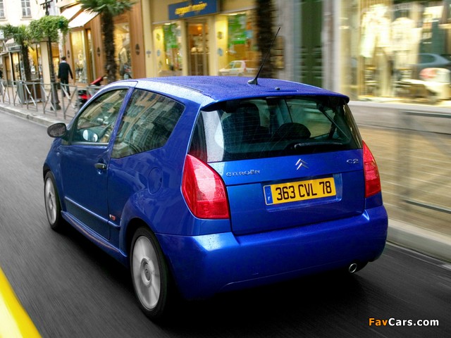 Citroën C2 VTS 2004–08 pictures (640 x 480)