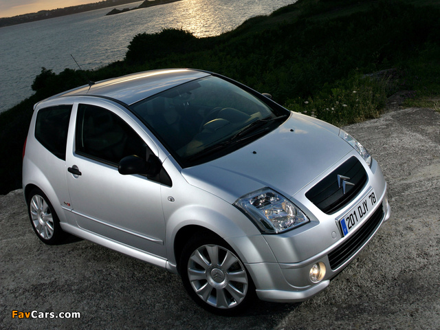 Citroën C2 VTS 2004–08 wallpapers (640 x 480)