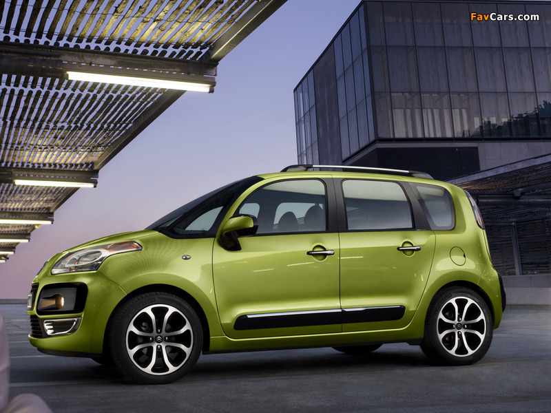 Citroën C3 Picasso 2009 wallpapers (800 x 600)