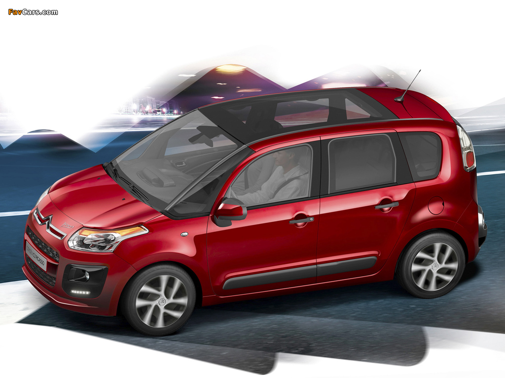 Citroën C3 Picasso 2012 wallpapers (1024 x 768)