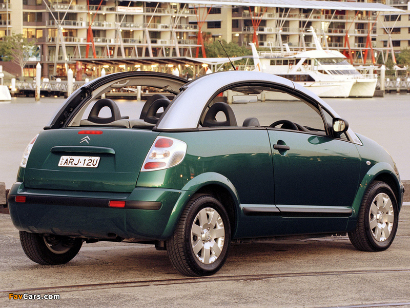 Citroën C3 Pluriel AU-spec 2003–06 photos (800 x 600)