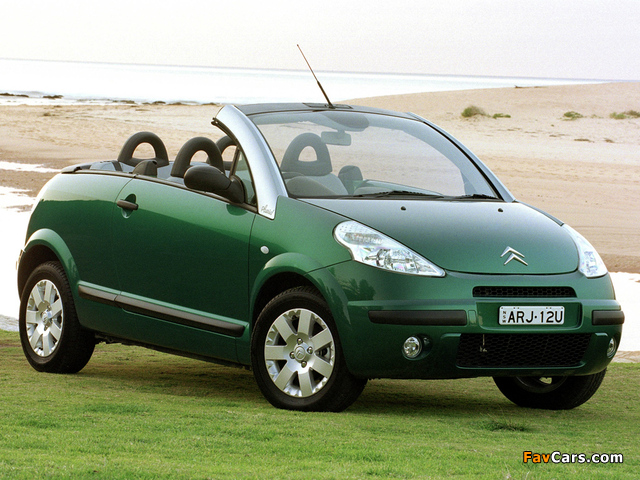 Citroën C3 Pluriel AU-spec 2003–06 photos (640 x 480)