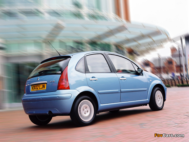 Citroën C3 UK-spec 2001–05 wallpapers (640 x 480)