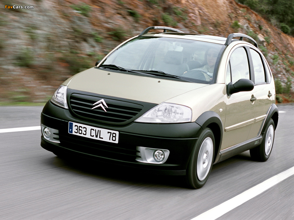 Citroën C3 XTR 2004–05 photos (1024 x 768)