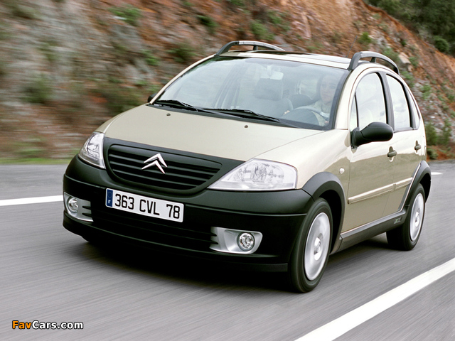 Citroën C3 XTR 2004–05 photos (640 x 480)