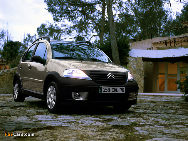 Citroën C3 XTR 2004–05 pictures (640 x 480)