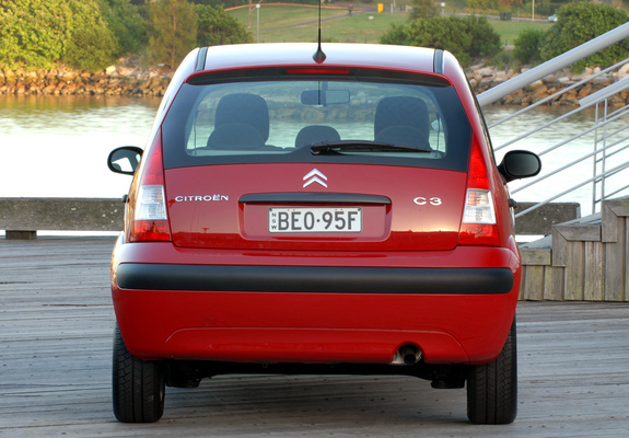 Citroën C3 HDi AU-spec 2005–09 photos