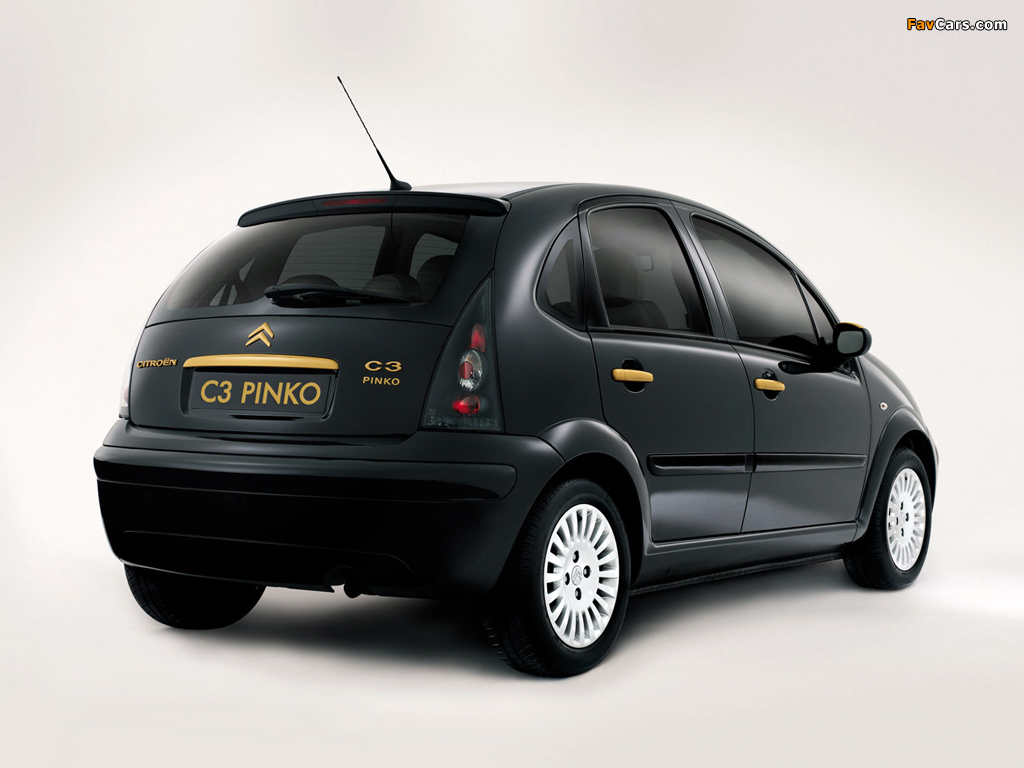 Citroën C3 Gold by Pinko 2008 wallpapers (1024 x 768)