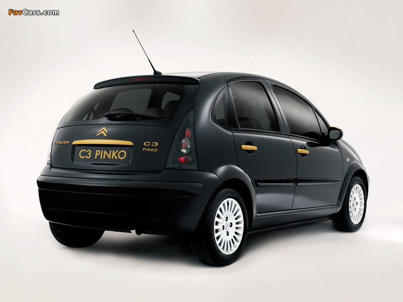 Citroën C3 Gold by Pinko 2008 wallpapers (800 x 600)
