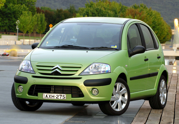 Photos of Citroën C3 AU-spec 2005–09