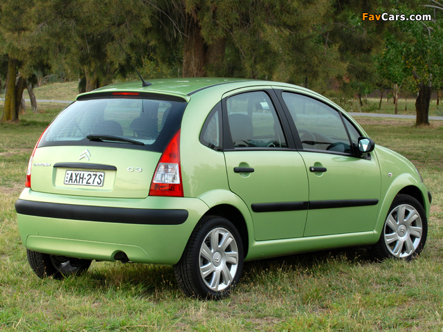 Pictures of Citroën C3 AU-spec 2005–09 (640 x 480)