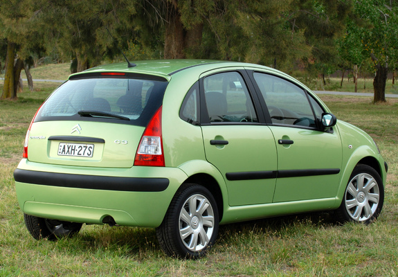 Pictures of Citroën C3 AU-spec 2005–09