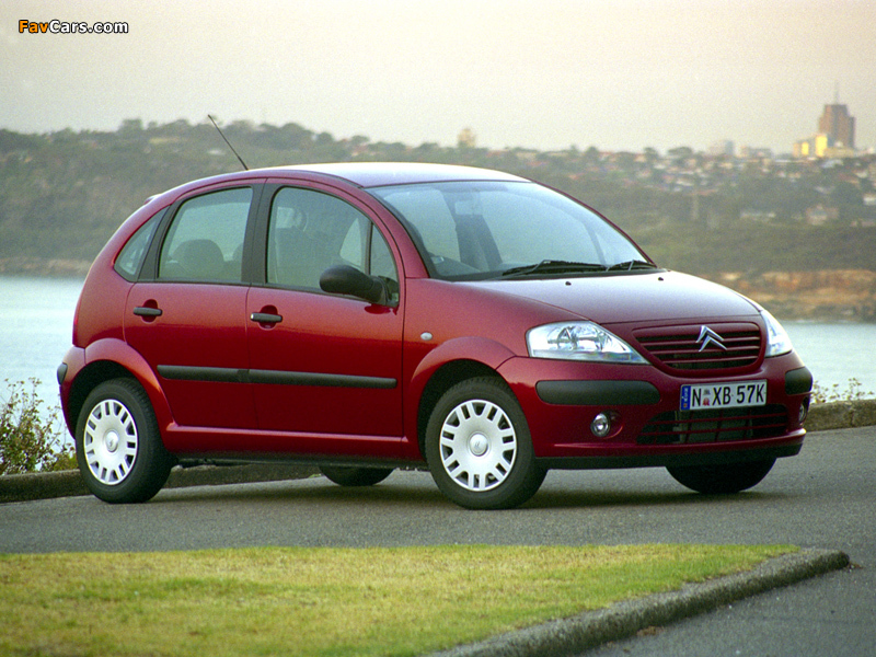 Citroën C3 AU-spec 2001–05 wallpapers (800 x 600)