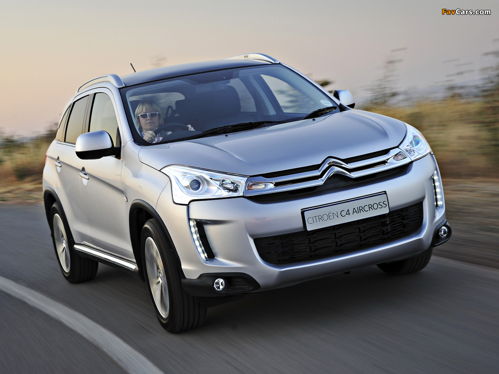Pictures of Citroën C4 AirCross ZA-spec 2012 (1024 x 768)