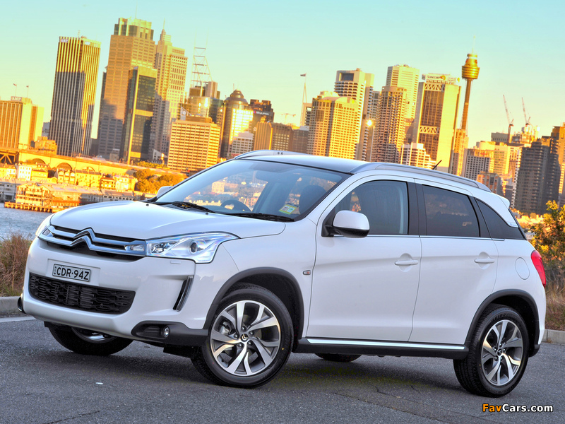 Citroën C4 AirCross AU-spec 2012 wallpapers (800 x 600)