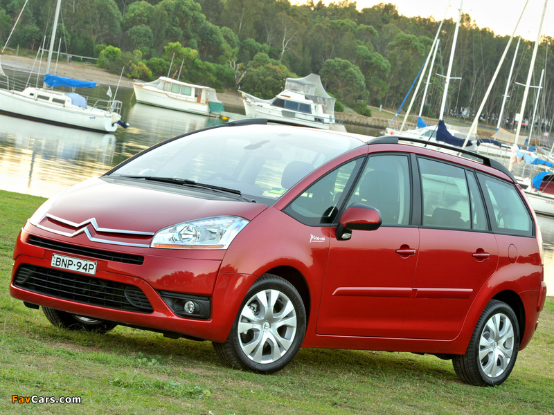 Citroën Grand C4 Picasso HDi AU-spec 2006–10 photos (800 x 600)