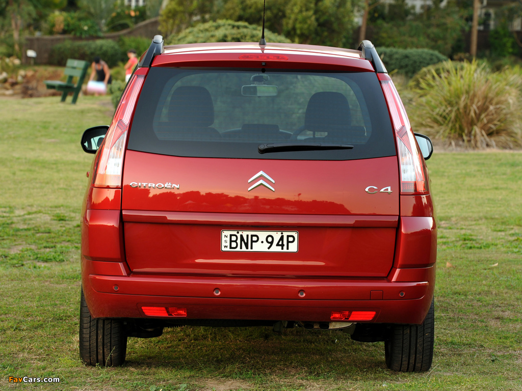 Citroën Grand C4 Picasso HDi AU-spec 2006–10 pictures (1024 x 768)