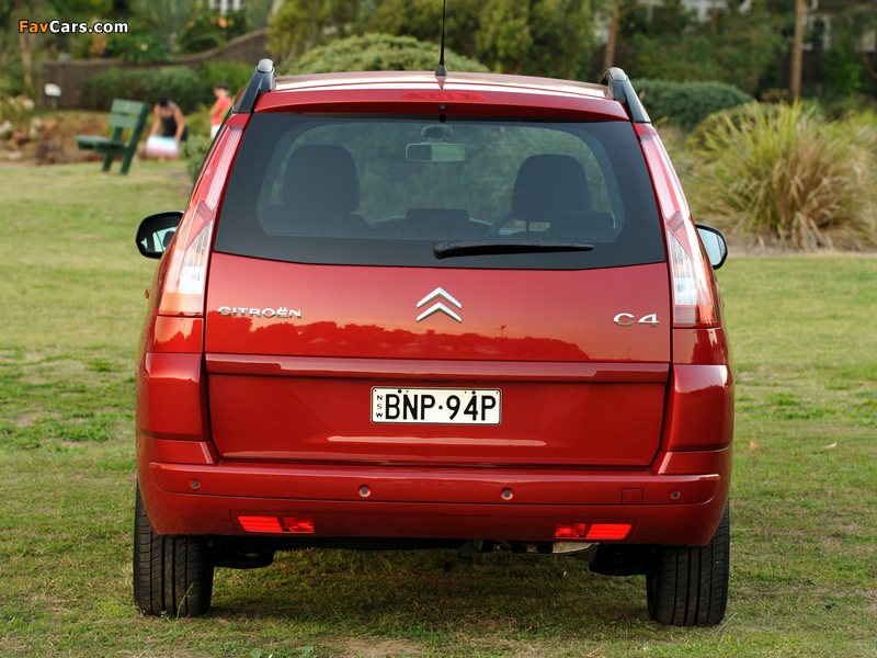 Citroën Grand C4 Picasso HDi AU-spec 2006–10 pictures (800 x 600)