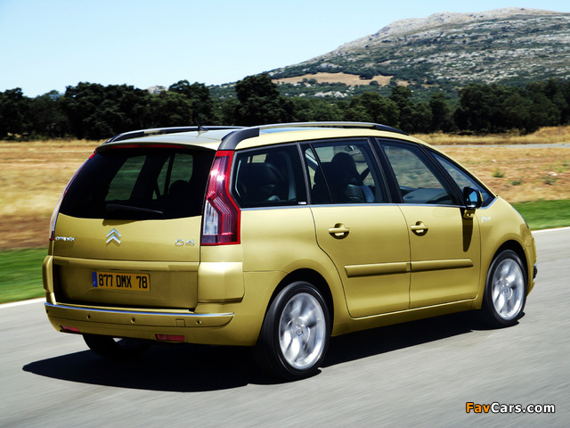 Citroën Grand C4 Picasso 2006–10 wallpapers (640 x 480)