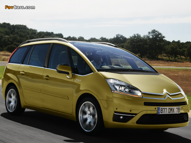Citroën Grand C4 Picasso 2006–10 wallpapers (640 x 480)