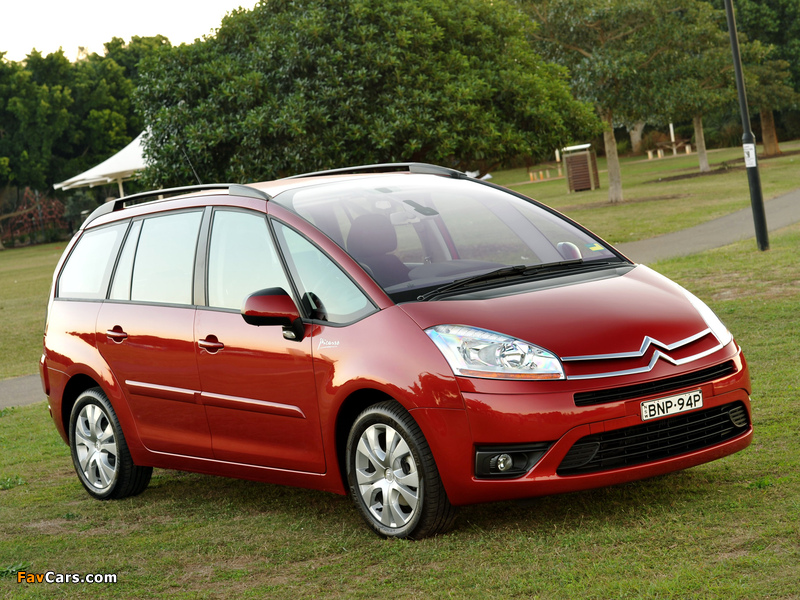 Images of Citroën Grand C4 Picasso HDi AU-spec 2006–10 (800 x 600)