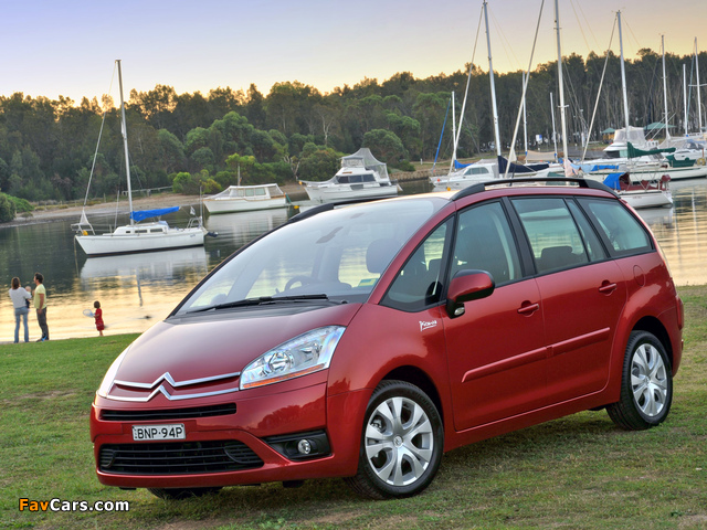 Photos of Citroën Grand C4 Picasso HDi AU-spec 2006–10 (640 x 480)