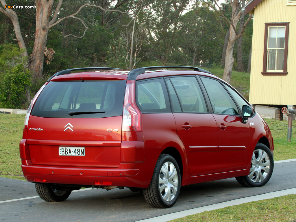 Photos of Citroën Grand C4 Picasso AU-spec 2006–10 (1024 x 768)