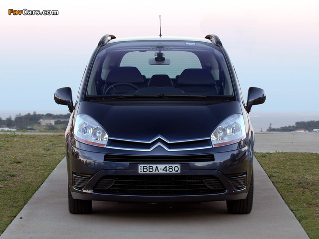 Pictures of Citroën Grand C4 Picasso Premium Pack AU-spec 2006–10 (640 x 480)