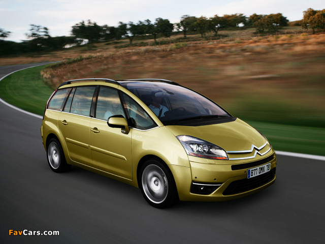 Citroën Grand C4 Picasso 2006–10 wallpapers (640 x 480)