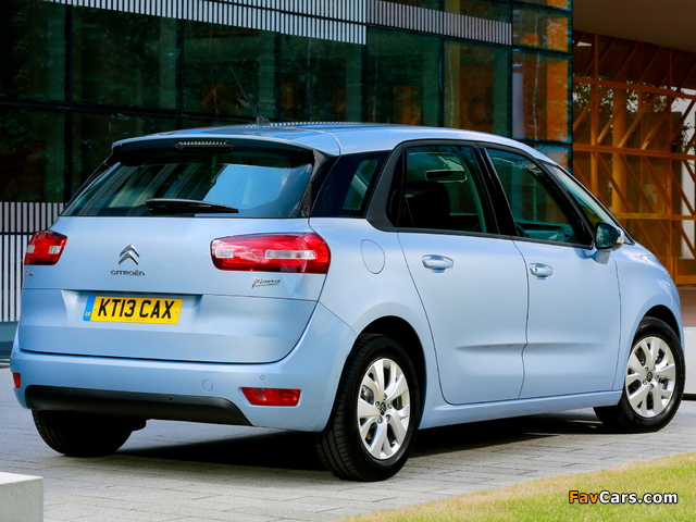 Citroën C4 Picasso UK-spec 2013 wallpapers (640 x 480)