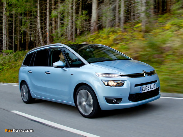 Citroën Grand C4 Picasso UK-spec 2013 wallpapers (640 x 480)