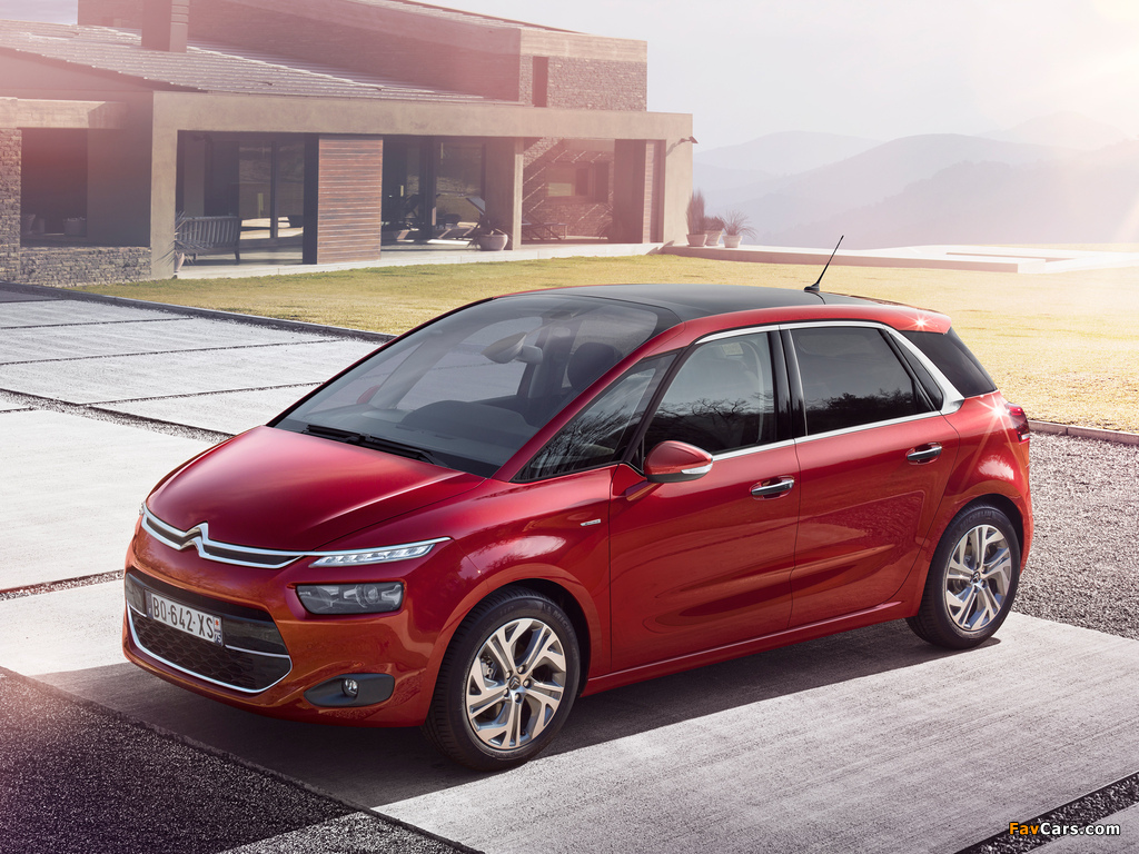 Citroën C4 Picasso 2013 wallpapers (1024 x 768)