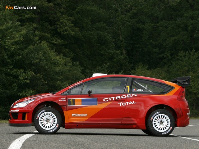 Citroën C4 WRC 2007–08 photos (640 x 480)