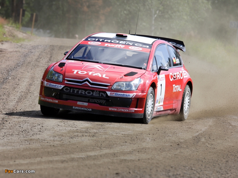 Citroën C4 WRC 2007–08 photos (800 x 600)
