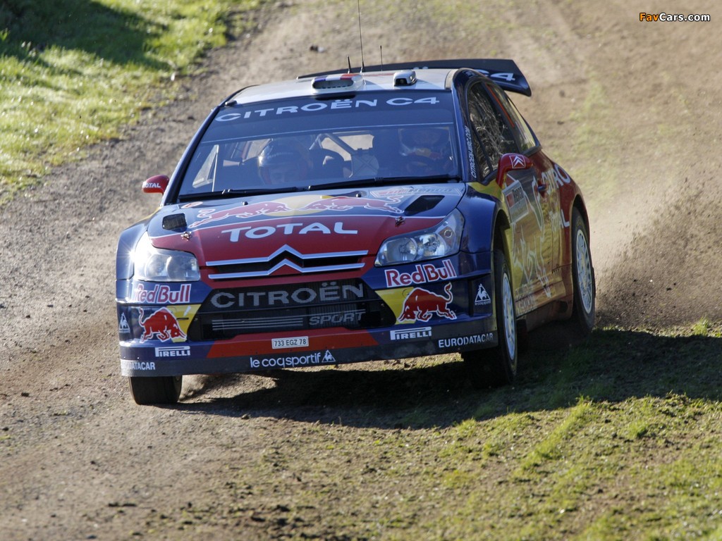 Citroën C4 WRC 2007–08 pictures (1024 x 768)