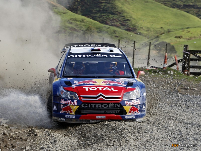 Citroën C4 WRC 2007–08 wallpapers (800 x 600)