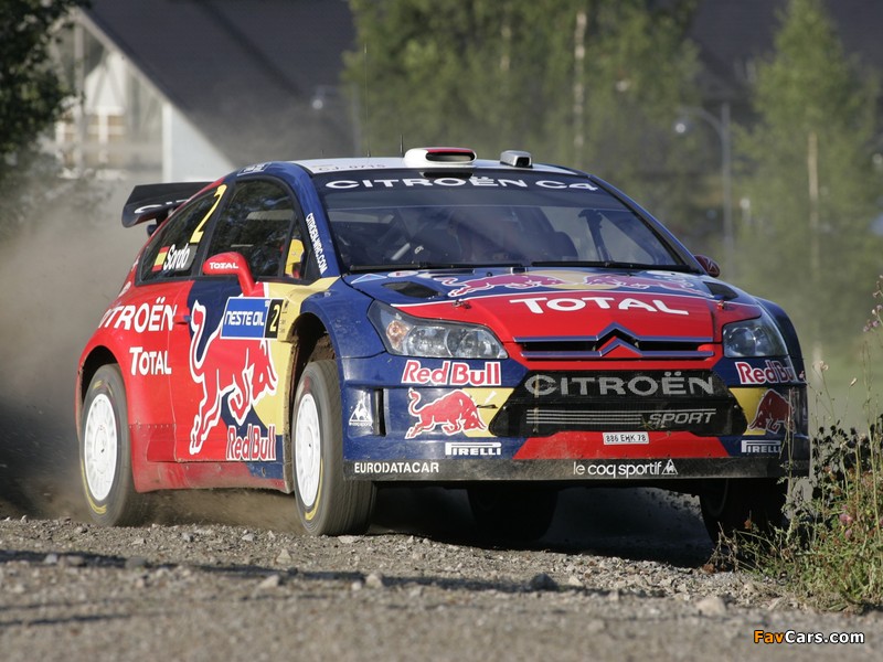 Citroën C4 WRC 2007–08 wallpapers (800 x 600)