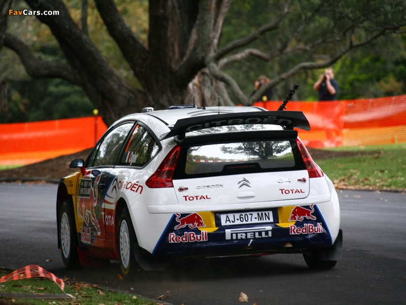 Citroën C4 WRC 2009–10 wallpapers (800 x 600)