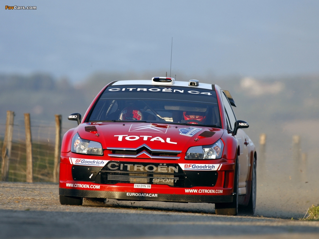 Photos of Citroën C4 WRC 2007–08 (1024 x 768)