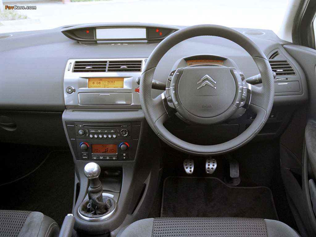 Pictures of Citroën C4 VTS AU-spec 2005–08 (1024 x 768)