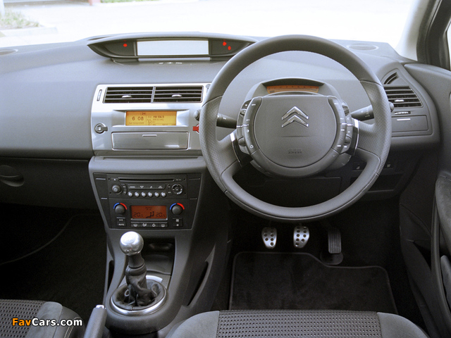 Pictures of Citroën C4 VTS AU-spec 2005–08 (640 x 480)