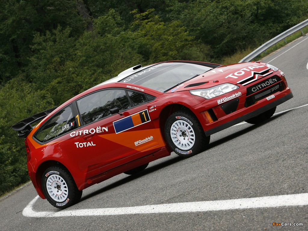 Pictures of Citroën C4 WRC 2007–08 (1024 x 768)