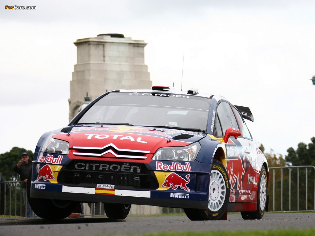 Citroën C4 WRC 2009–10 wallpapers (1024 x 768)