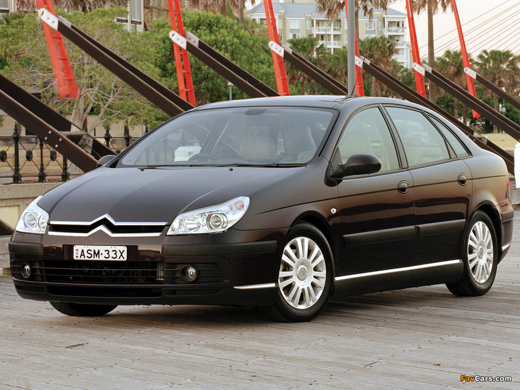 Citroën C5 HDi AU-spec 2004–08 photos (1024 x 768)