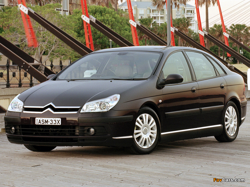 Citroën C5 HDi AU-spec 2004–08 photos (800 x 600)