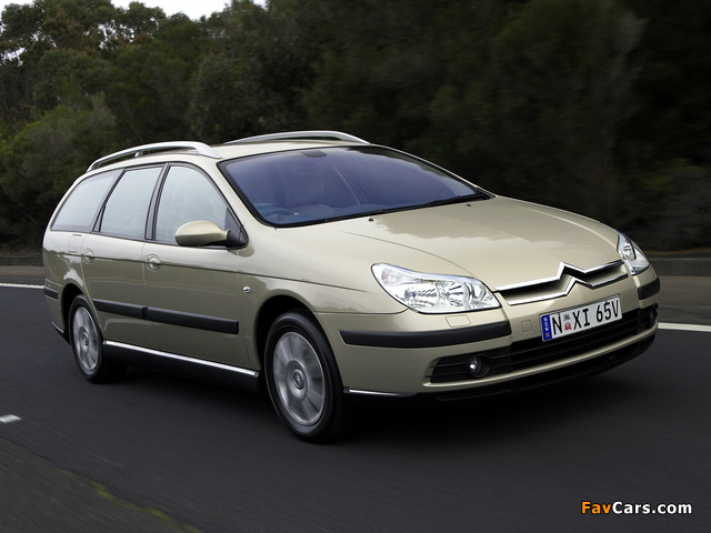 Citroën C5 Break HDi AU-spec 2004–08 photos (640 x 480)